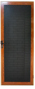 Aluminium Timber Look Door Adjustable