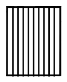 Aluminium Eden Single Gate (ED16S1012P)