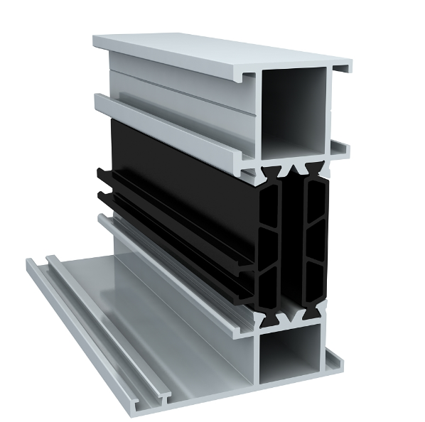 Thermal Break Aluminium Profile - Section 01